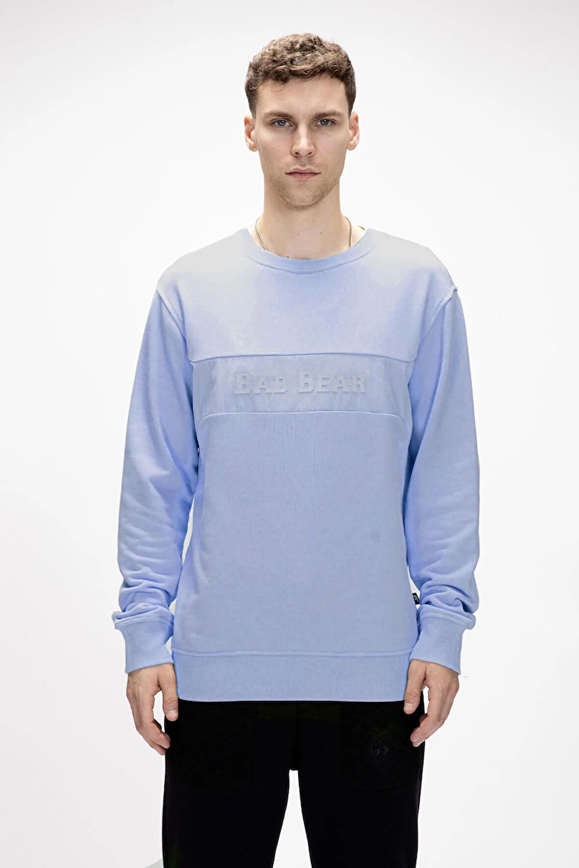 Sailor Element Mavisi Crewneck Erkek Sweatshirt