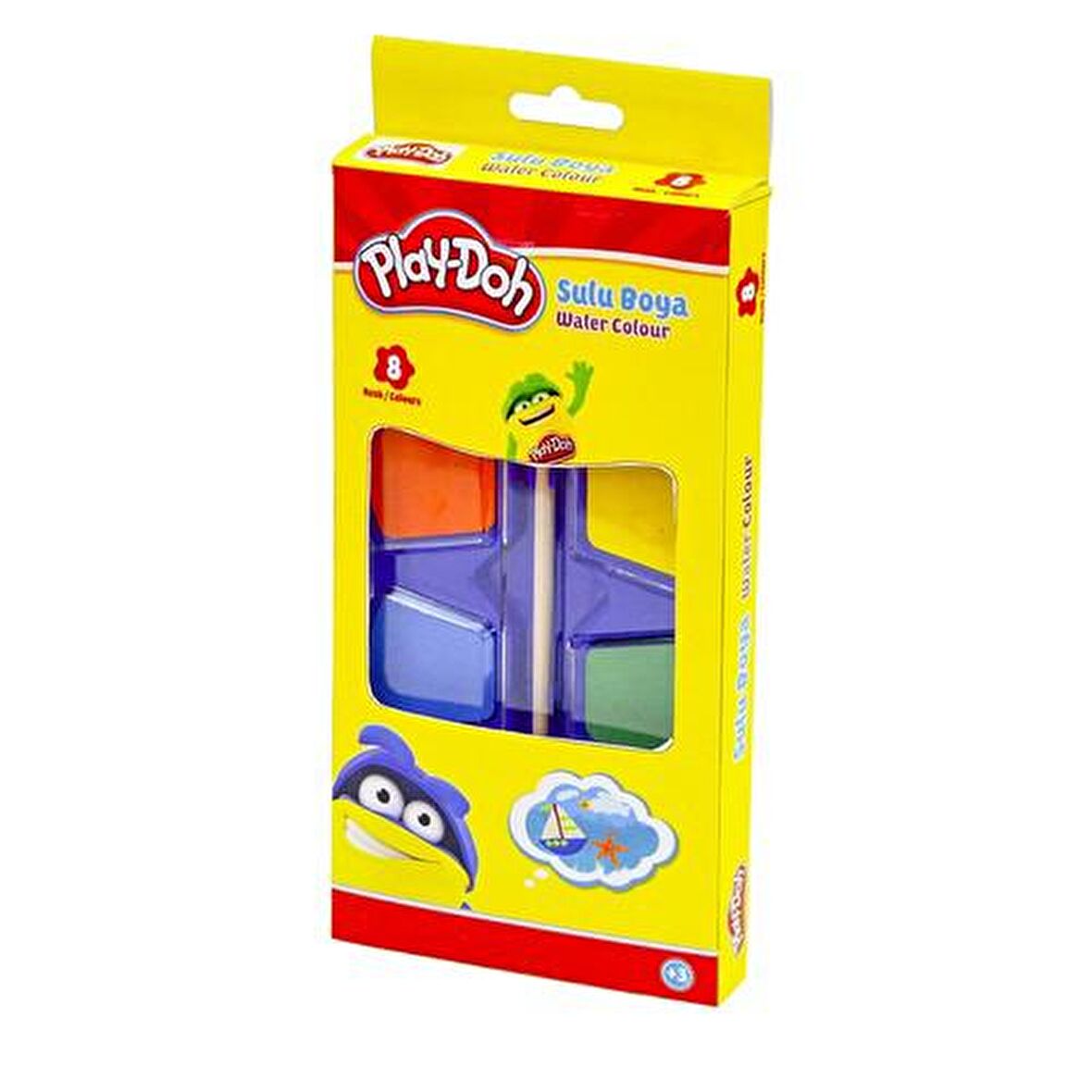 Playdoh 8 Renk Jumbo Suluboya 35Mm PLAY-SU008