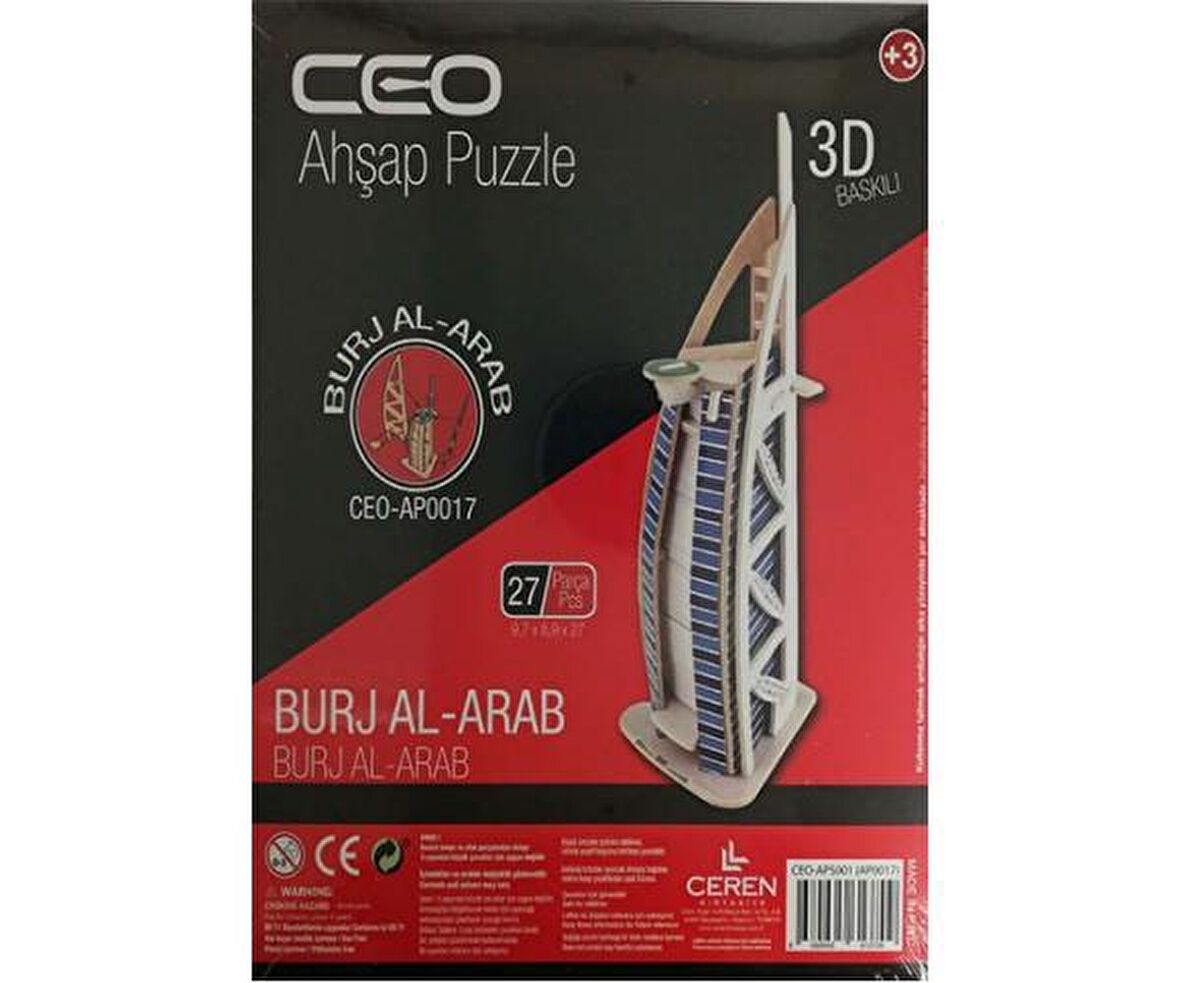 Ceo Art Yaşam 27 Parça Çocuk Puzzle