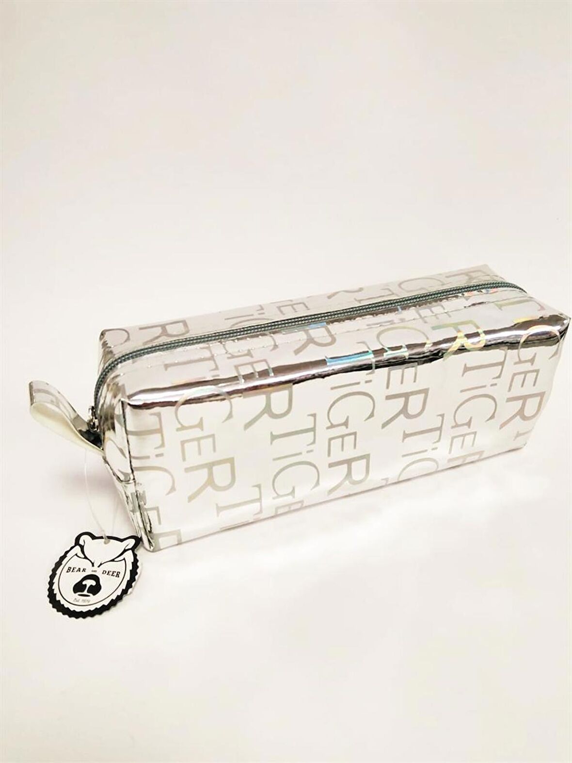 B&D Metalik Tiger Kalem Çantası Büyük Boy BD-KCS082