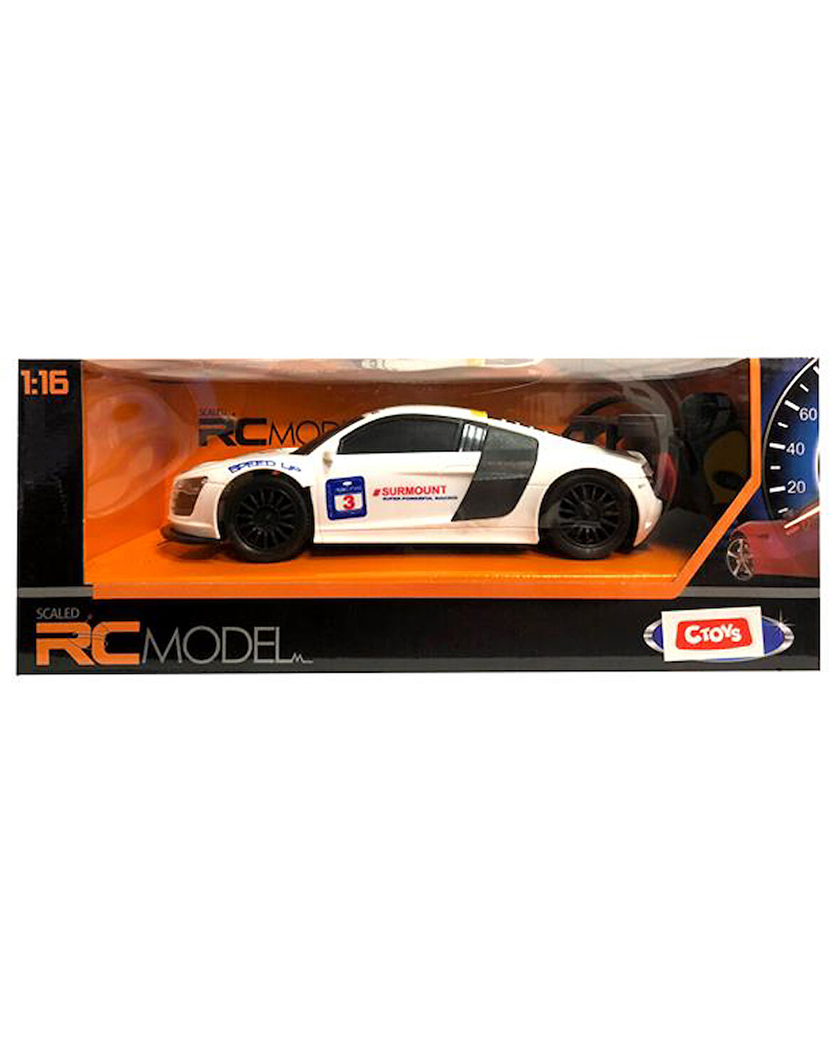 Ctoys Scaled Rc Model 27 Mhz Full Fonksiyonlu Uzaktan Kumandalı Audi Beyaz Araba QX3688 5