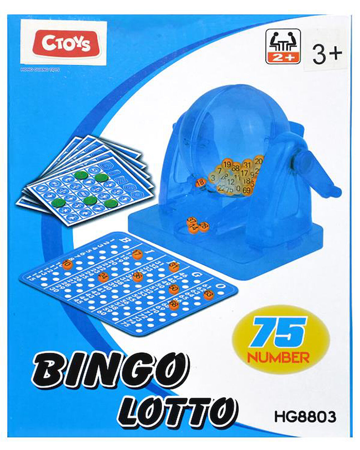 Ctoys Bingo Lotto 75 Parça Kutu Oyunu HG8803B