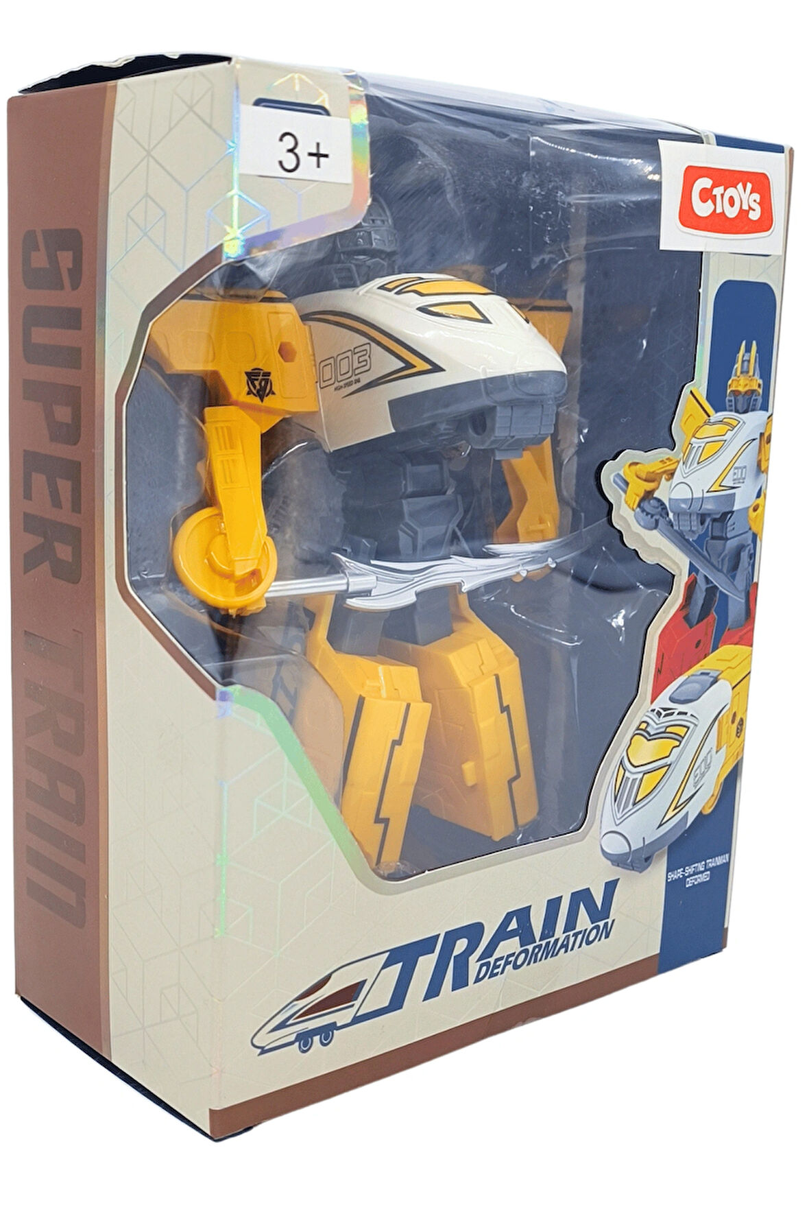 Ctoy Trene Dönüşebilen Oyuncak Robot CTOY-FB141