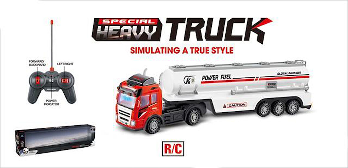 Cren Ctoys Uzakttan Kumandalı Yakıt Tankerli Tır 637A-1