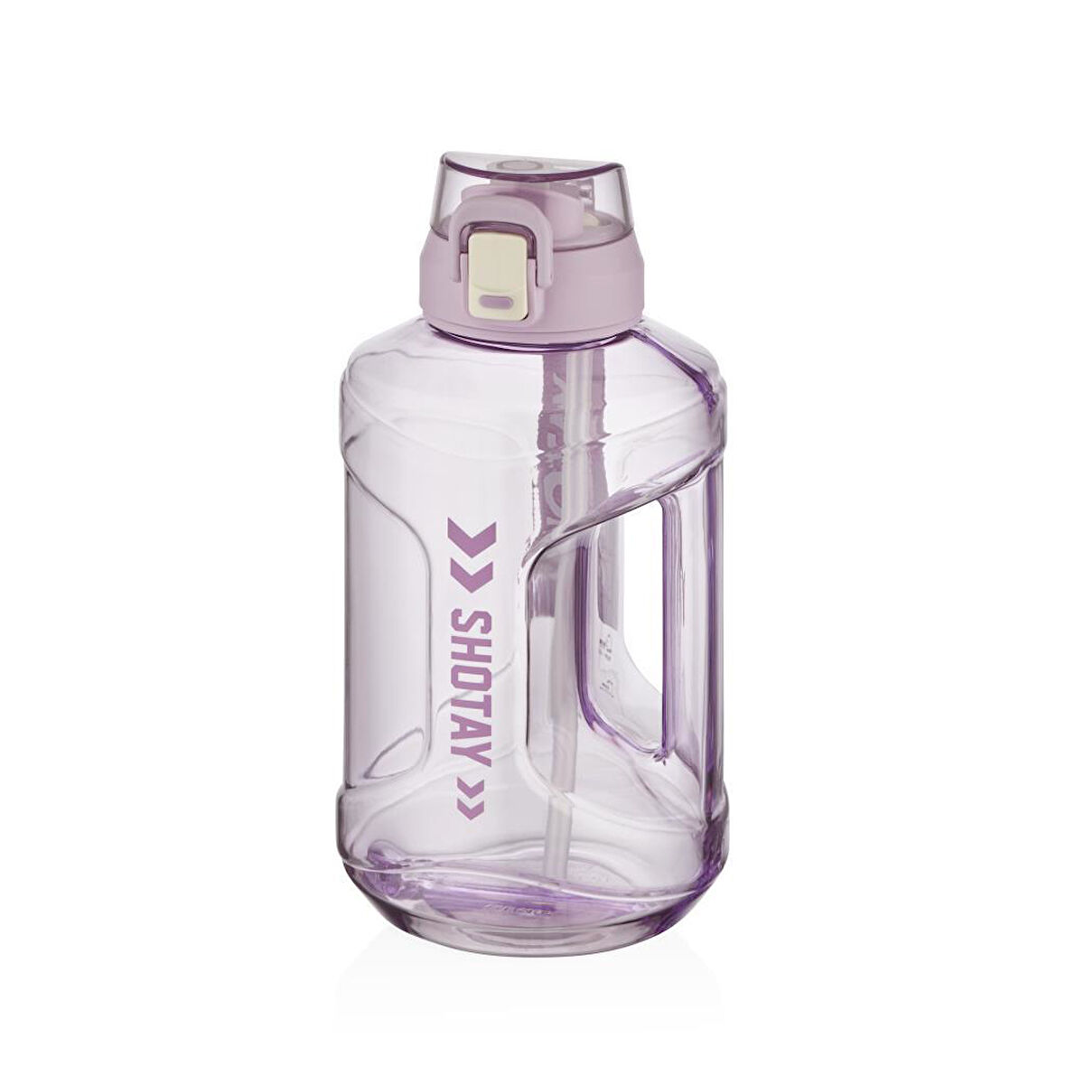 Shotay Medium Barrel Su Matarası Tritan Geniş Mor 1600Ml