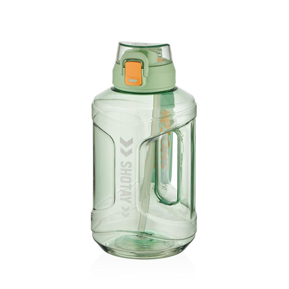 Shotay Medium Barrel Su Matarası Tritan Geniş Yeşil 1600Ml