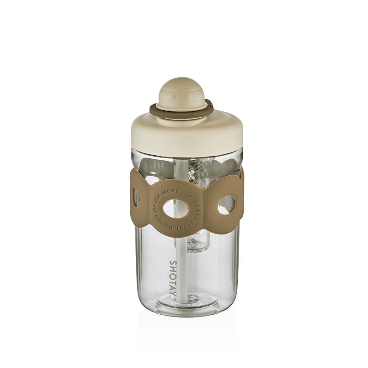 Shotay Bubbl Su Matarası Tritan Beyaz 650Ml