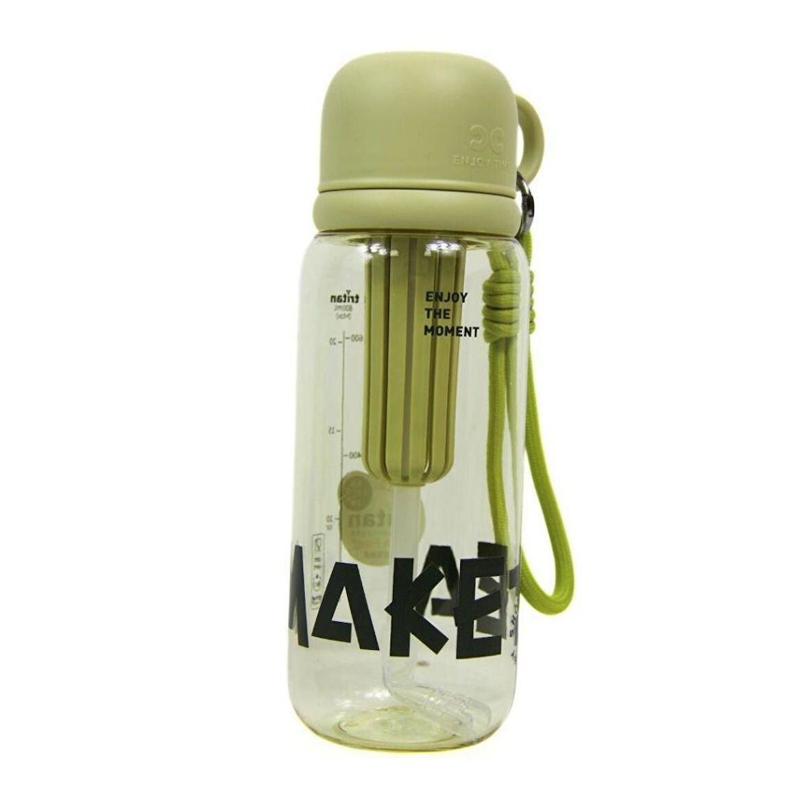 Shotay Cup Cover Su Matarası Tritan Yeşil 800Ml