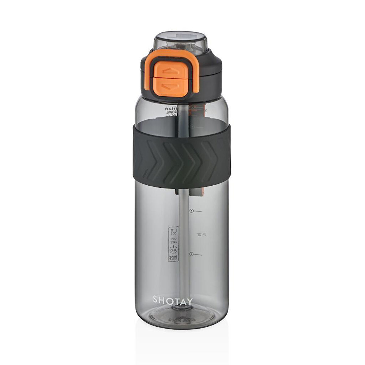 Shotay Direction Su Matarası Tritan Siyah 1000Ml