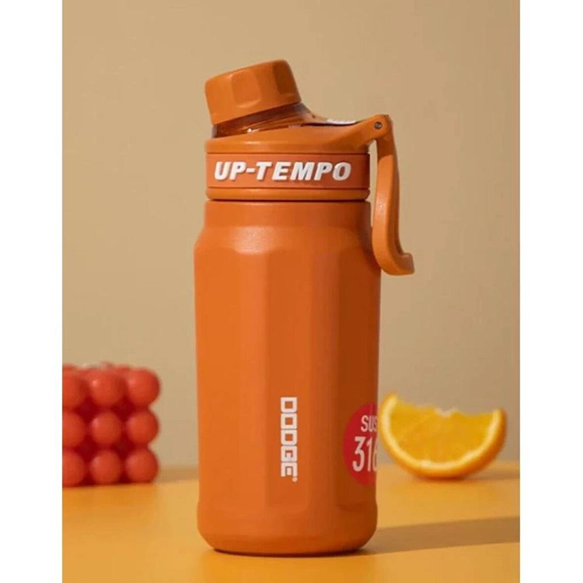 Dodge Up Tempo Çelik Termos Matara 520Ml Turuncu