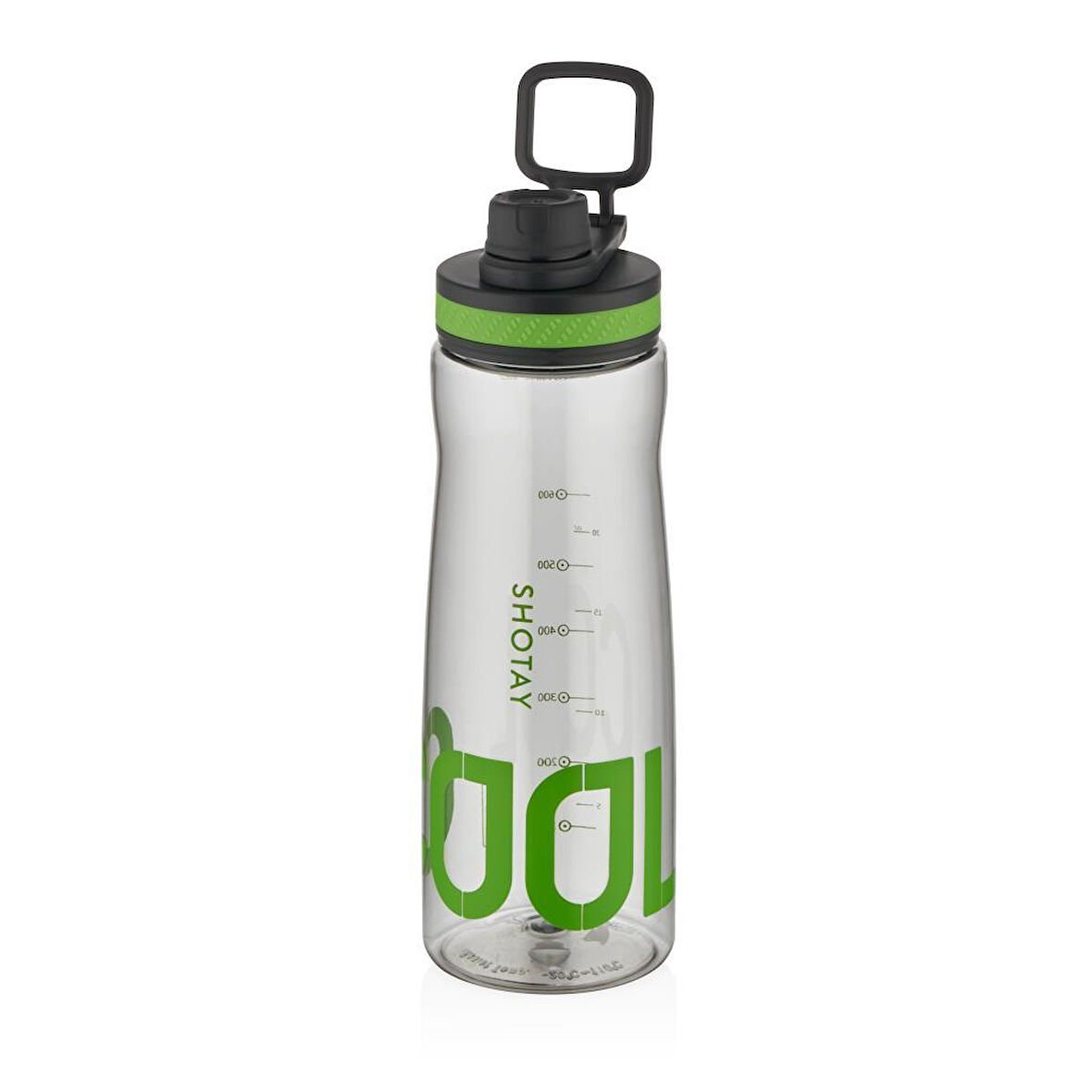 Shotay Turning Su Matarası PC Siyah 850Ml