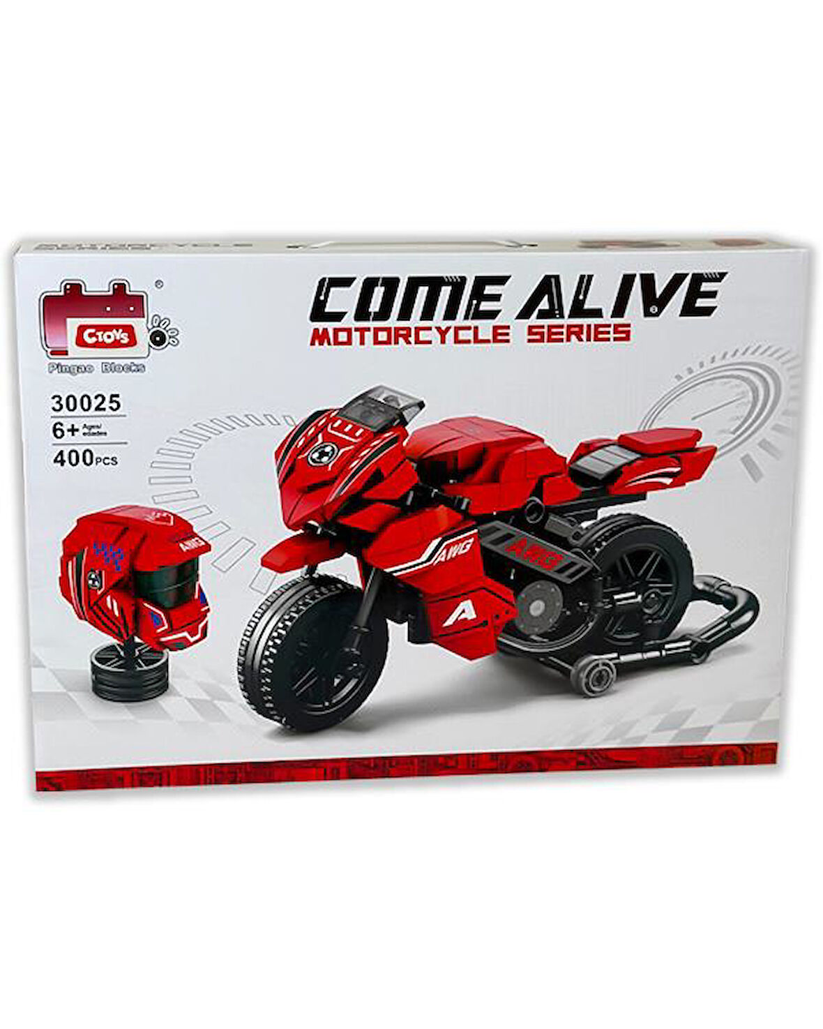 Ctoys Come Alive Blok Yarış Motoru 400 Parça 30025