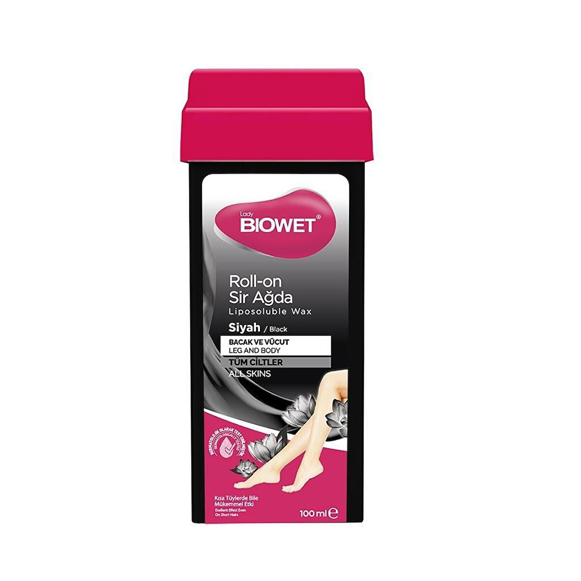 Bıowet Roll-On Sir Ağda Siyah Tüm Ciltler 100 Ml