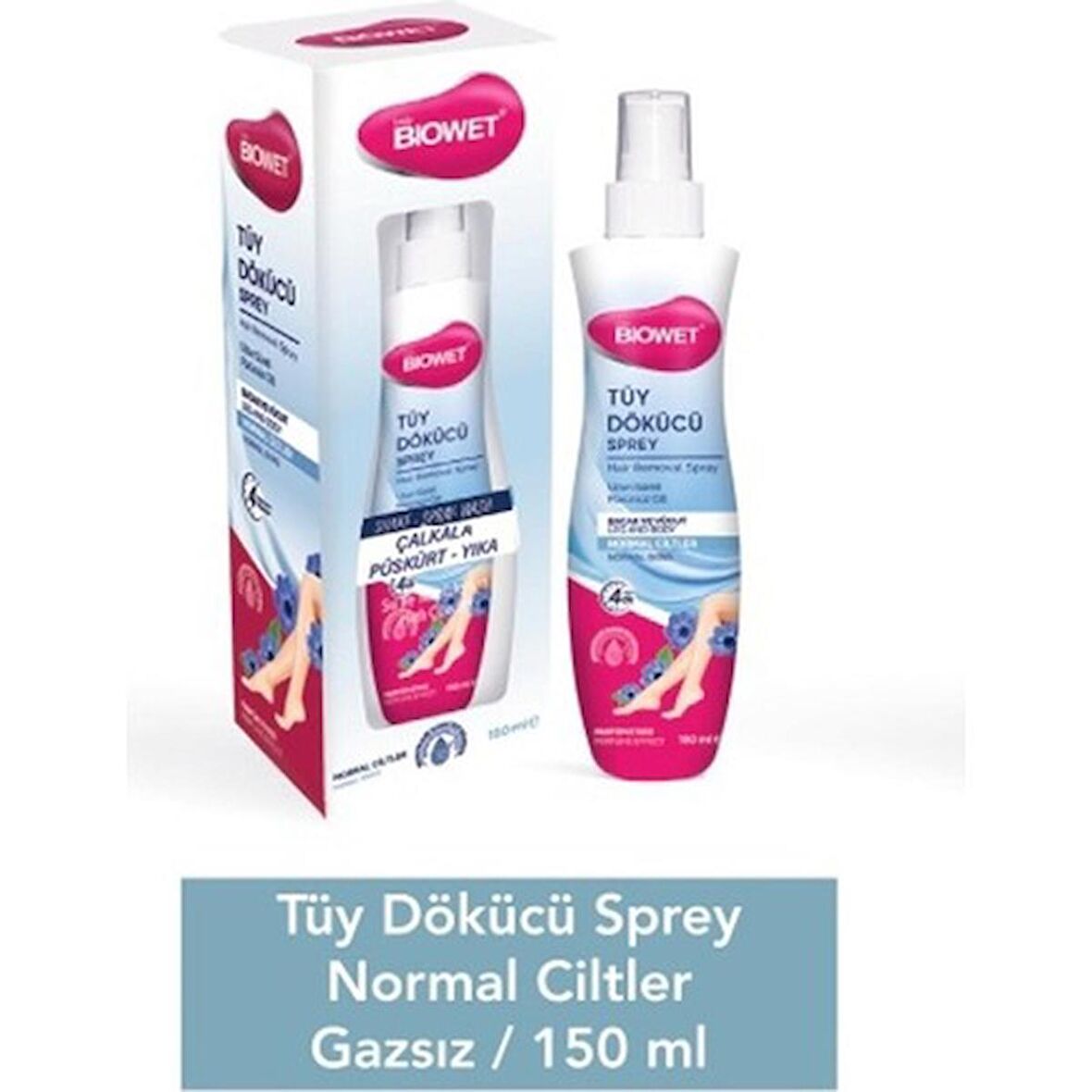 Biowet Tuy Dokucu Bıowet Normal Cıltler Gazsız Sprey 150 ml