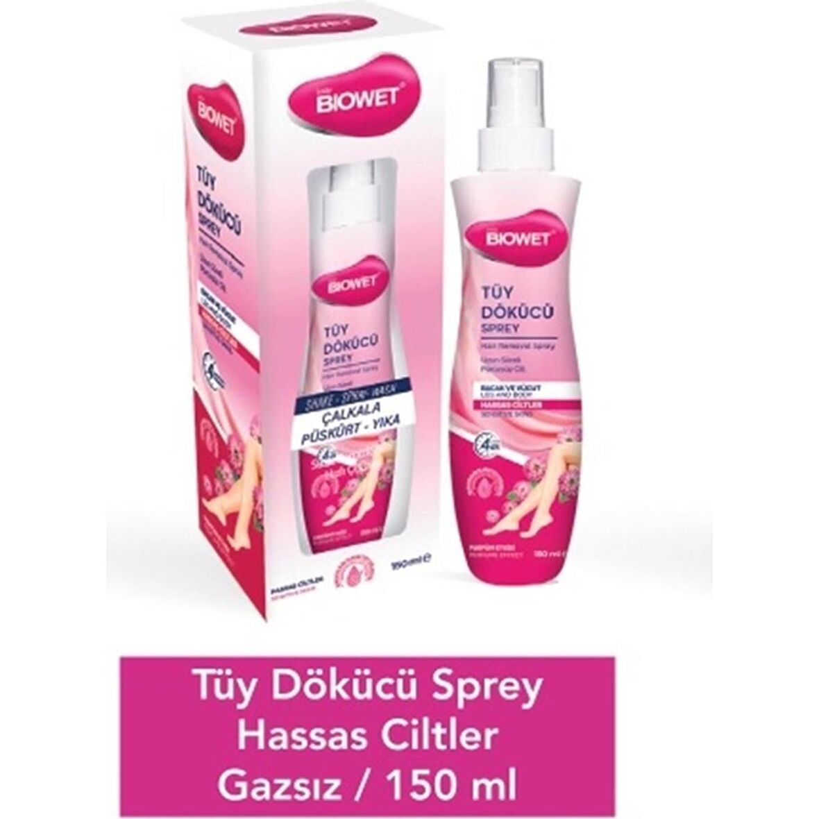 Biowet Tüy Dökücü Sprey 150 Ml Hassas