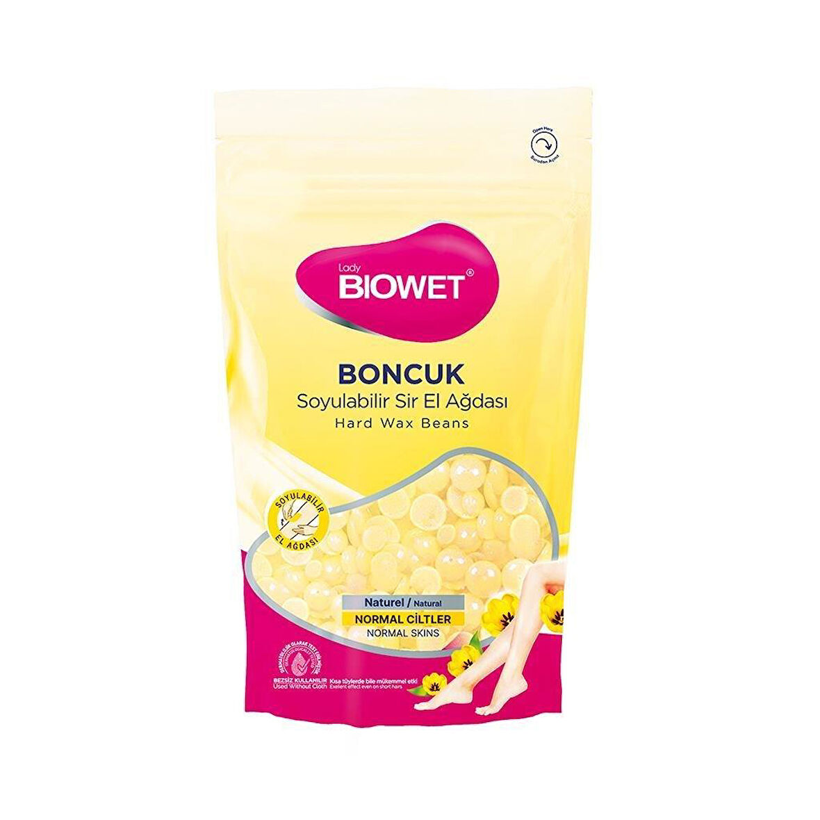 Biowet Boncuk Soyulabilir Sir El Ağdası Normal Ciltler İçin Naturel 1000 g