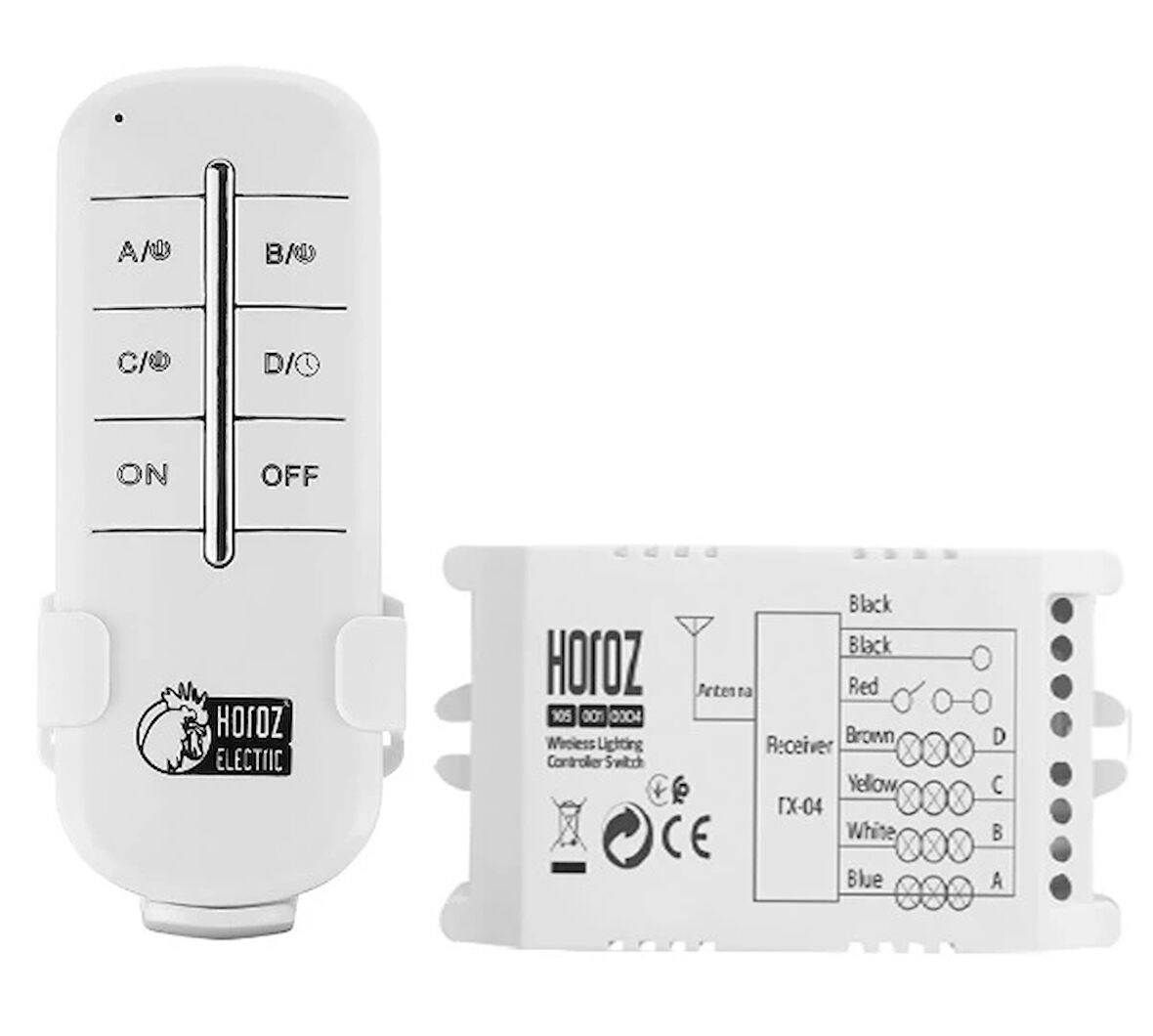 HOROZ UZAKTAN KUMANDA 4 KANAL 4000W 30-60 mt