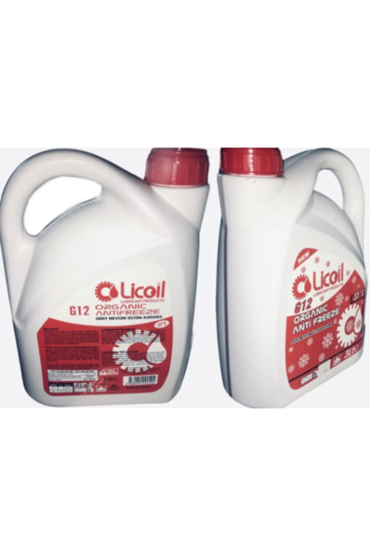 Organik G12 Kırmızı Antifriz -37c  3 litre