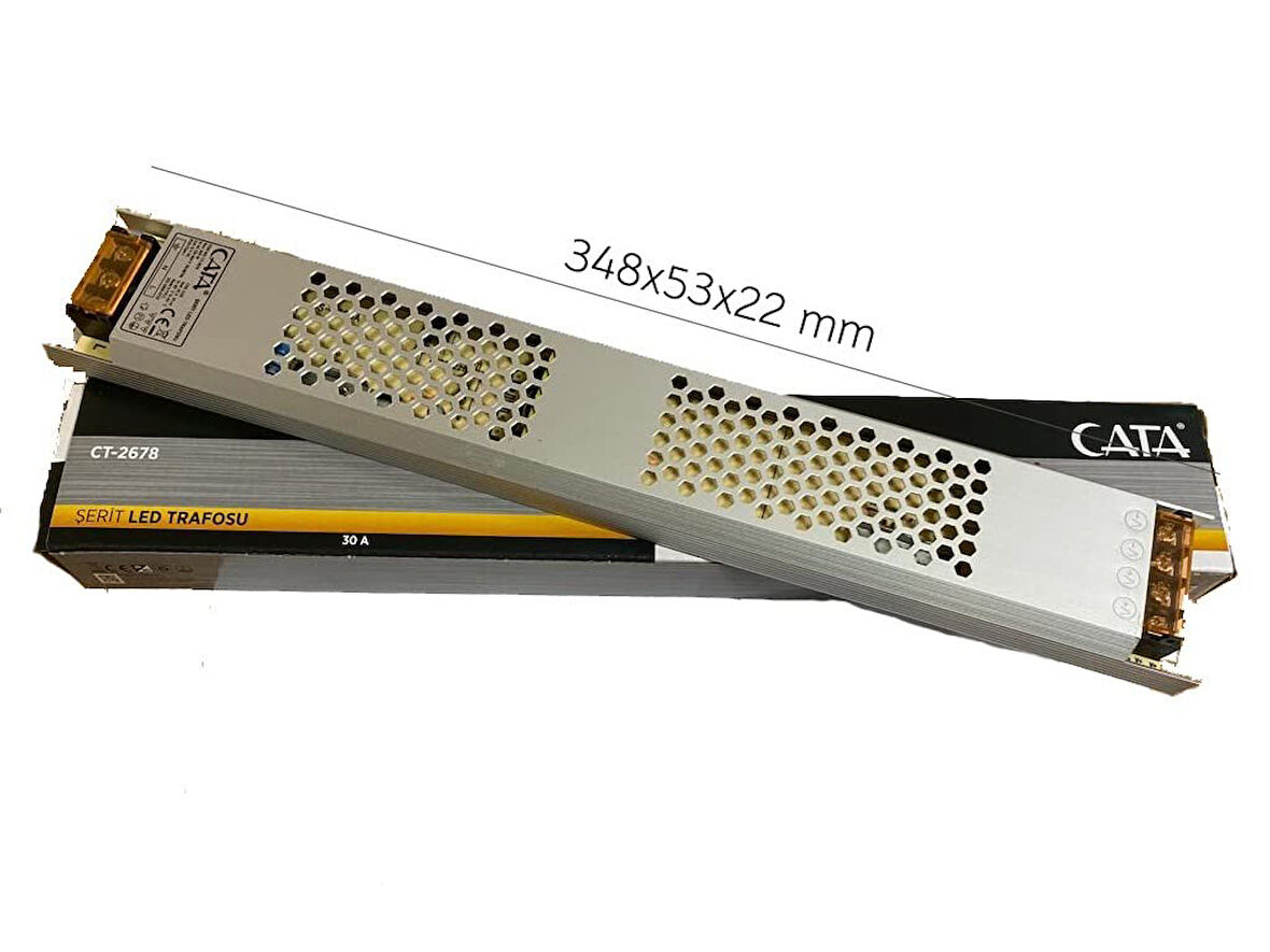 CATA Trafo Süper Slim Kasa 12V 30A  360W
