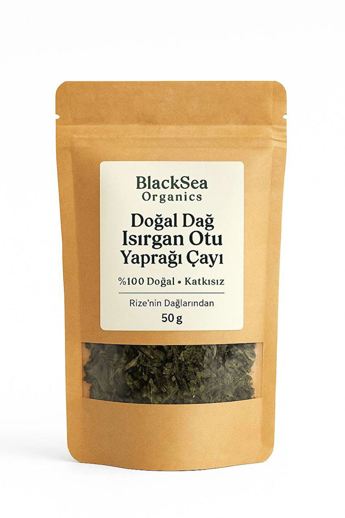 BlackSea Organics – Doğal Dağ Isırgan Otu Yaprağı Çayı (50 g) 