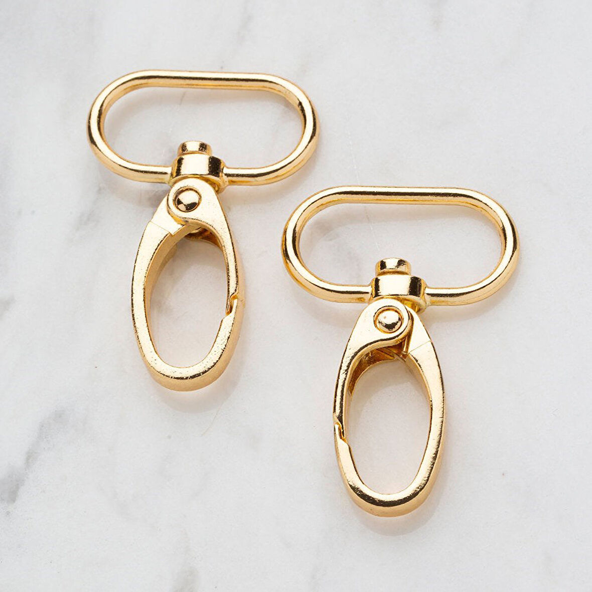 Loren 3 cm 2 li Altın Rengi Makrome Anahtarlık Kan