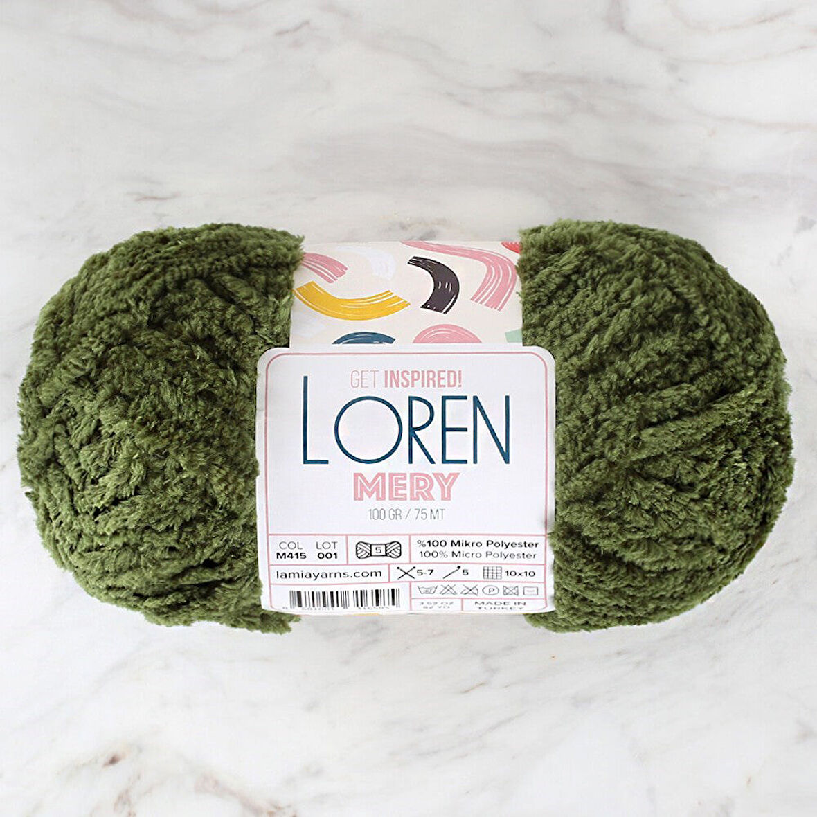 Loren Mery Yeşil El Örgü İpi - M415