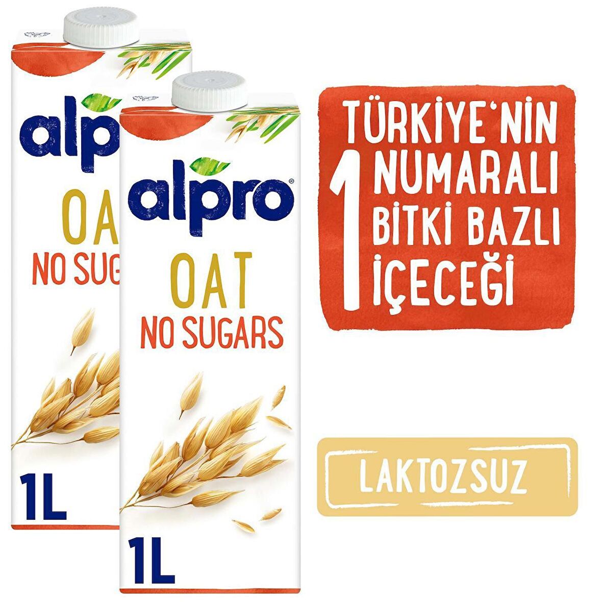 Alpro Şekersiz Yulaf Sütü 2x1L