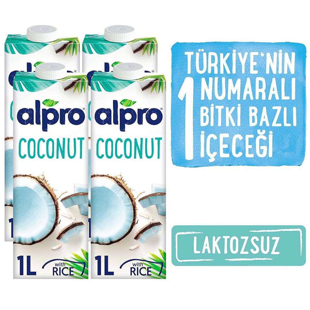 Alpro Hindistan Cevizi Sütü 4x1L