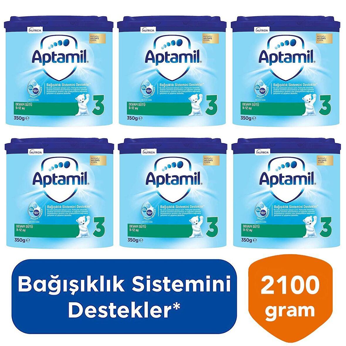 Aptamil 3 Devam Sütü 2100 gr