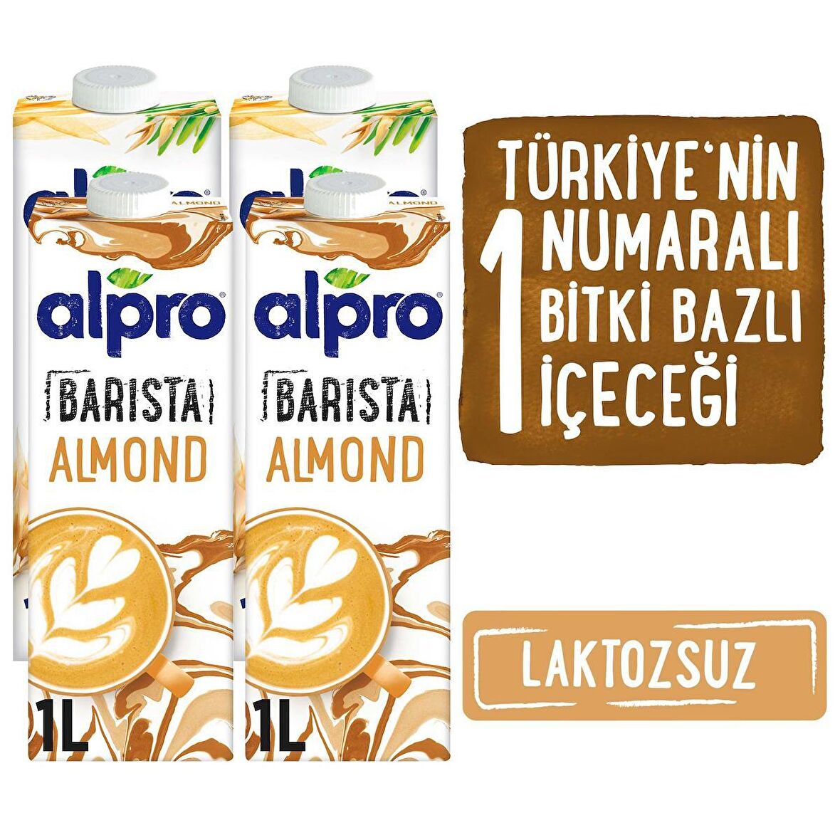 Alpro Barista Badem & Yulaf Sütü 4'lü Mix