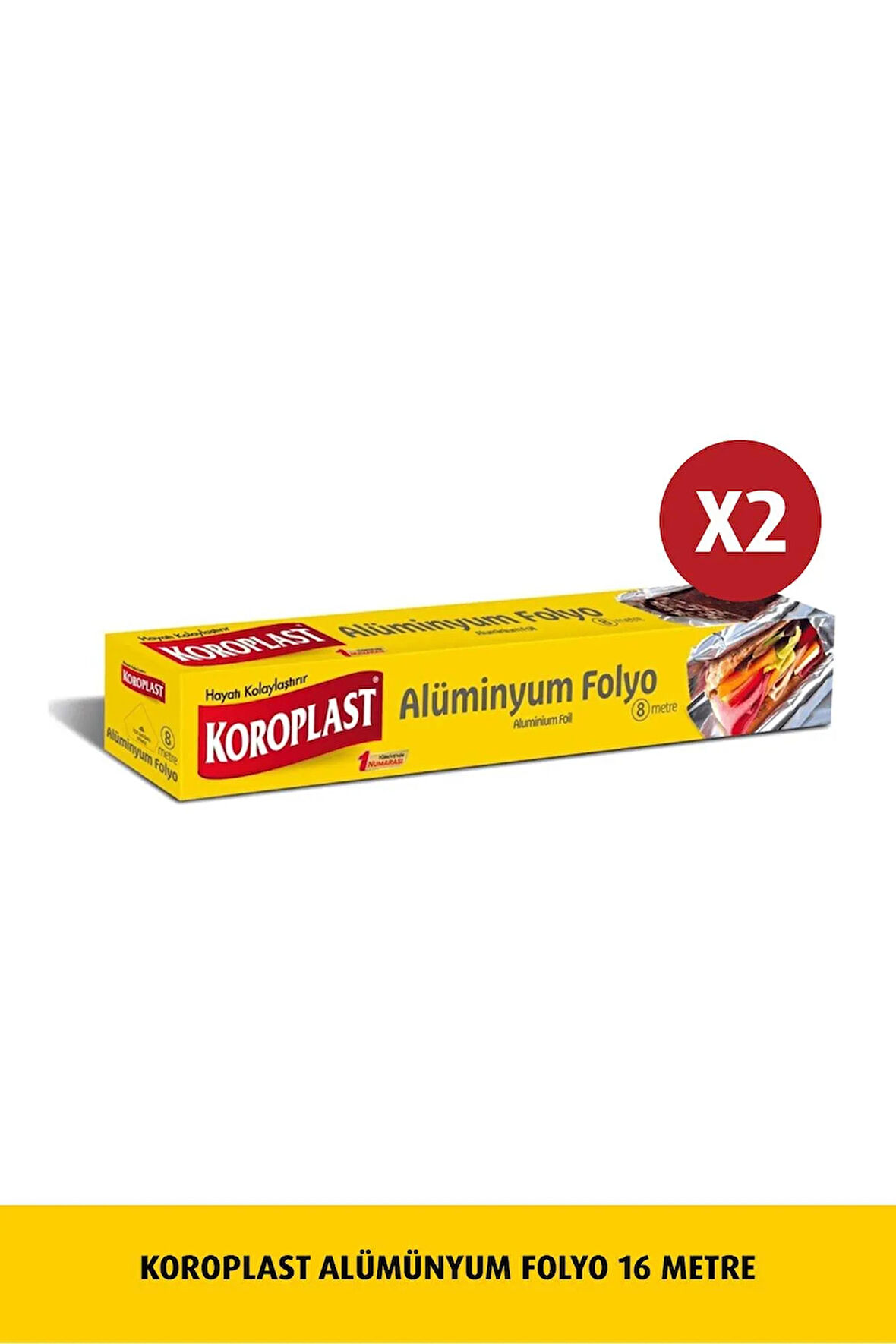 Alüminyum Folyo 8 Metre X 2 Adet