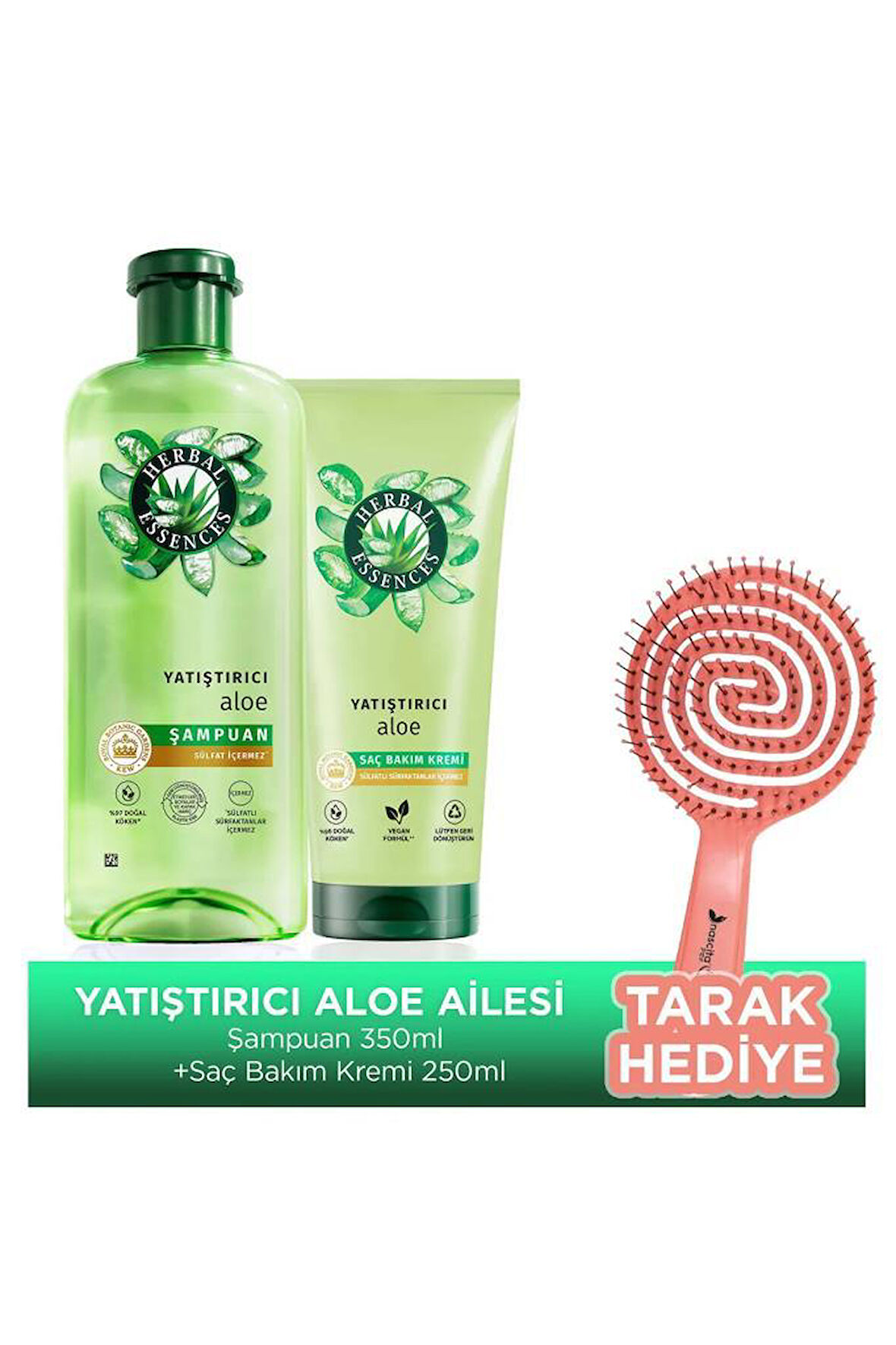 Yatıştırıcı Aloe İçeren BakımKremi250ml+Şamp350ml