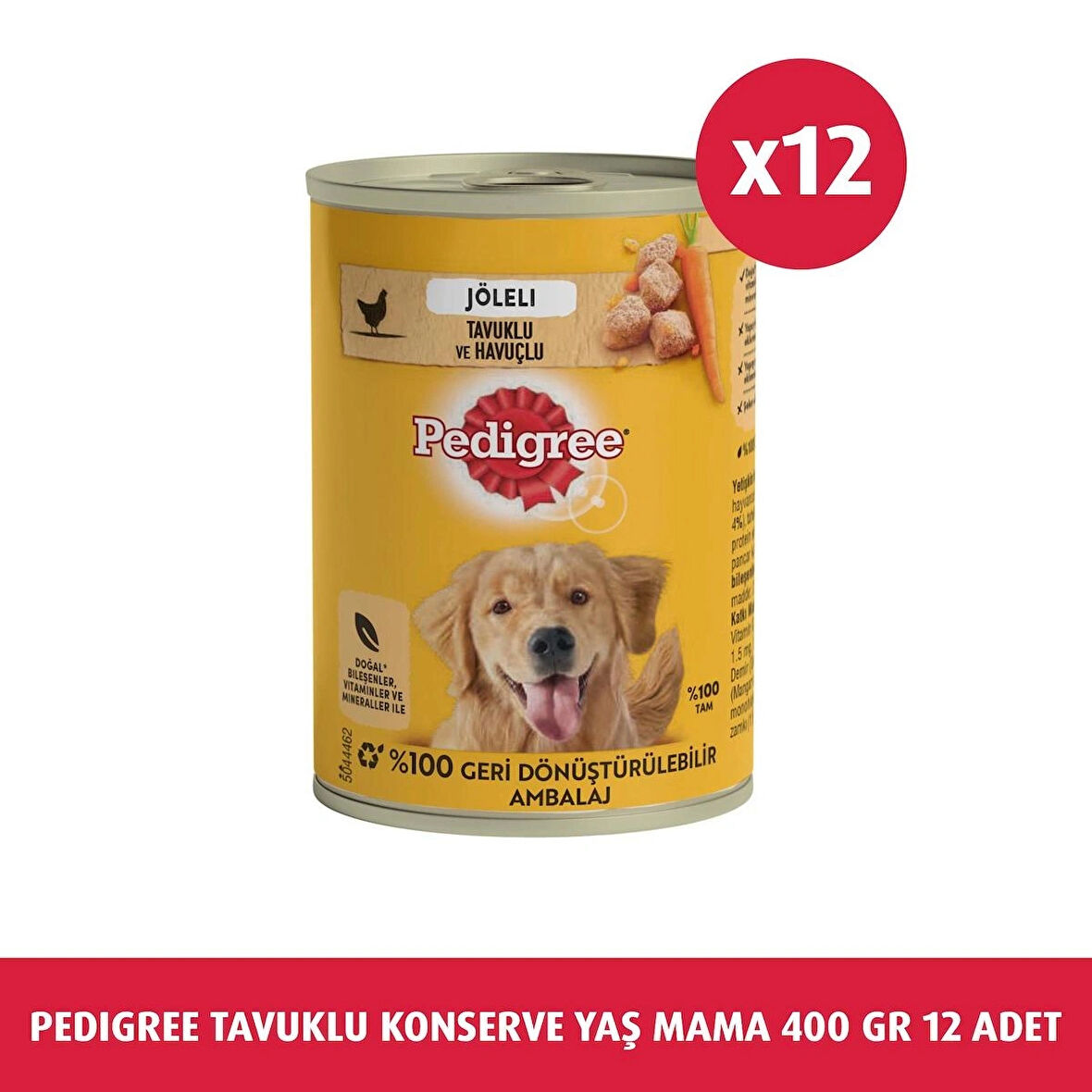 Tavuklu Konserve Yaş Mama 400 G 12X