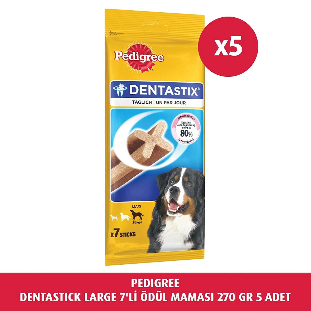 Pedigree Dentastix 7'li Ödül Maması 270 G 5X