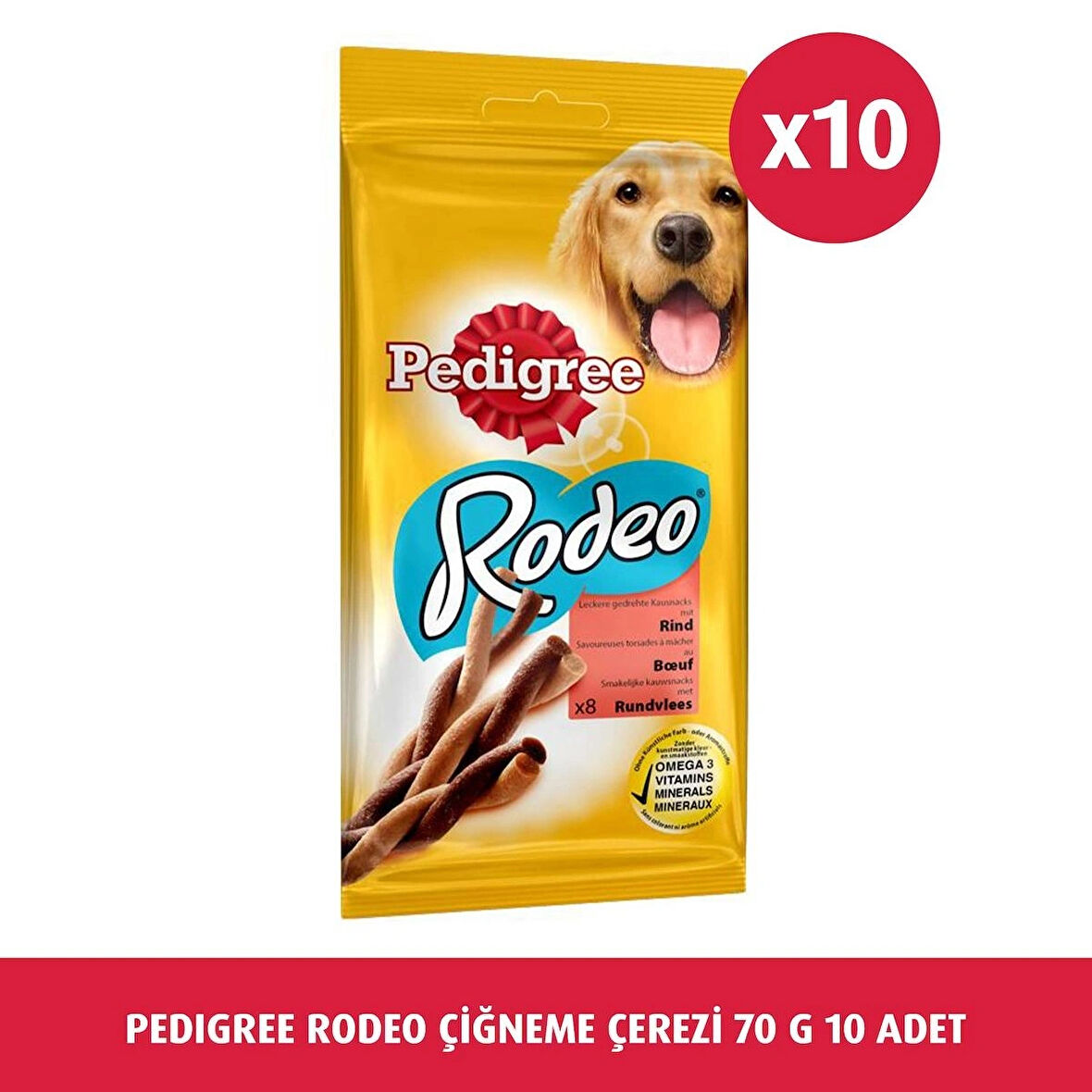 Rodeo Köpek Çiğneme Çerezi 70 G 10x