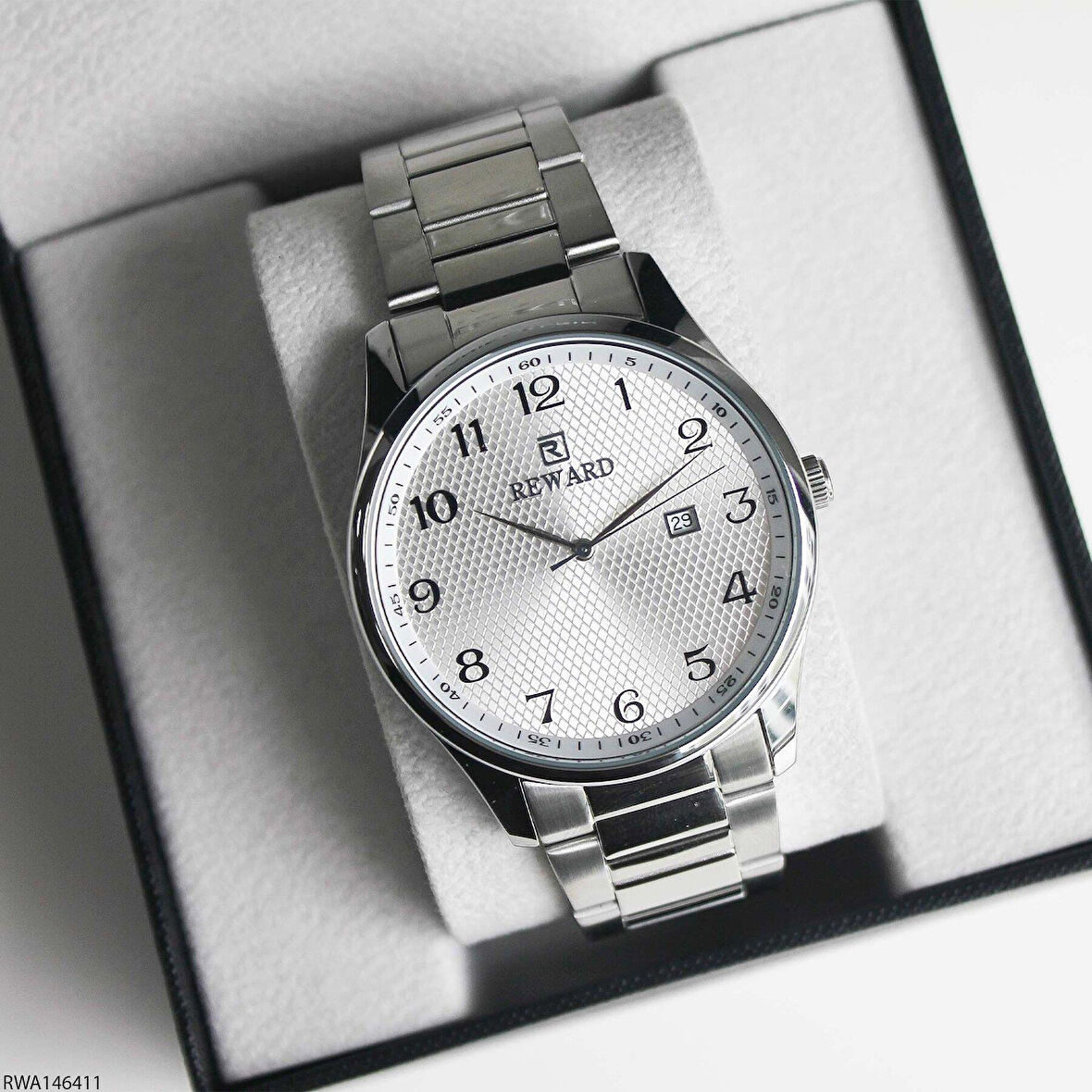Reward RWA146441 Rakamlı Çelik Klasik Erkek Kol Saati