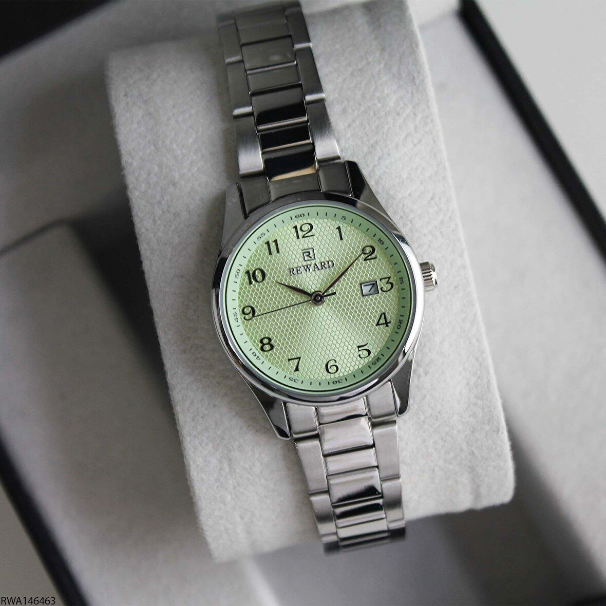 Reward RWA146463 Gümüş Renk Paslanmaz Çelik Kordon Rakamlı Küçük Kadın Kol Saati