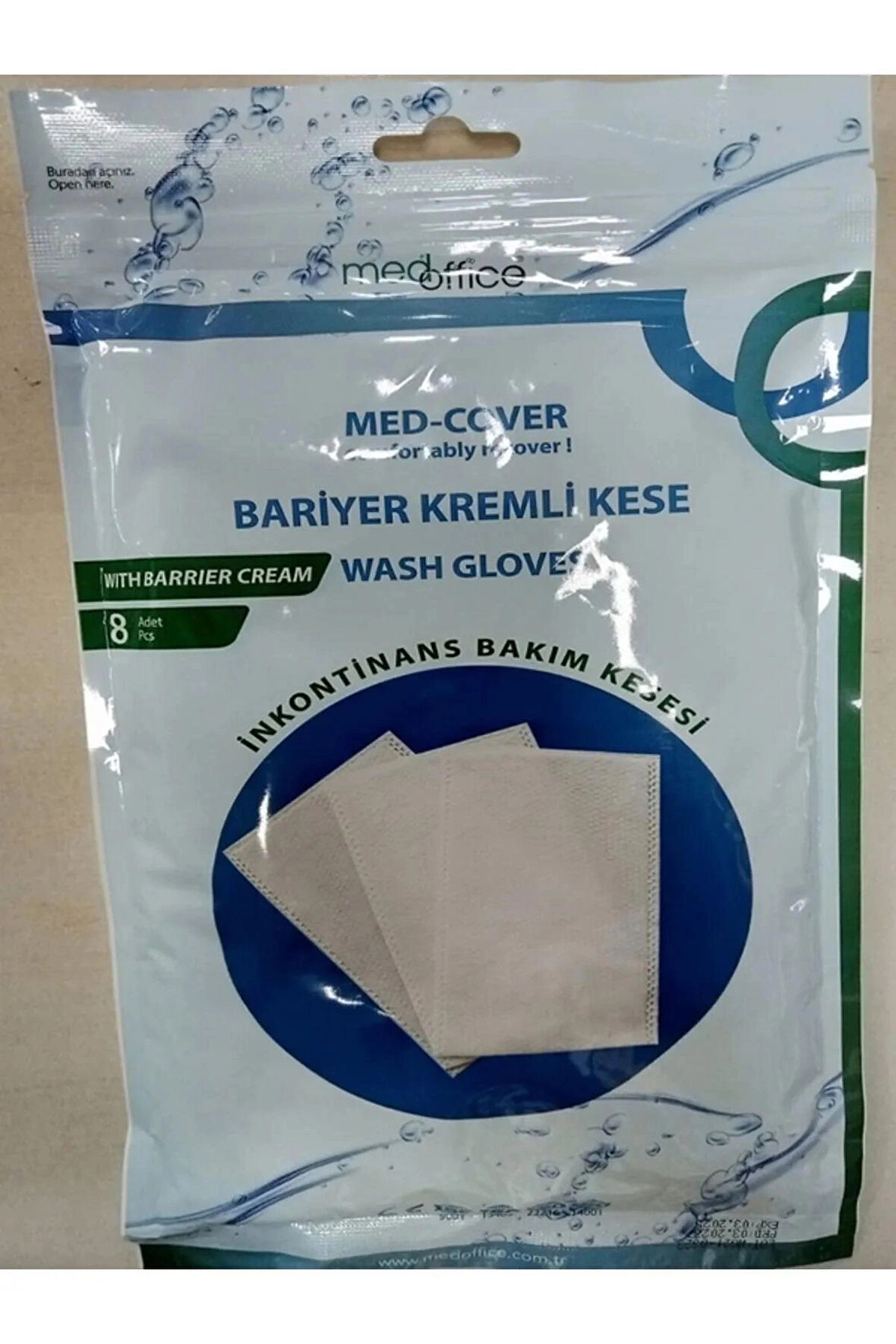 Med-Cover Bariyer Kremli Kese 8'li 3 Paket 