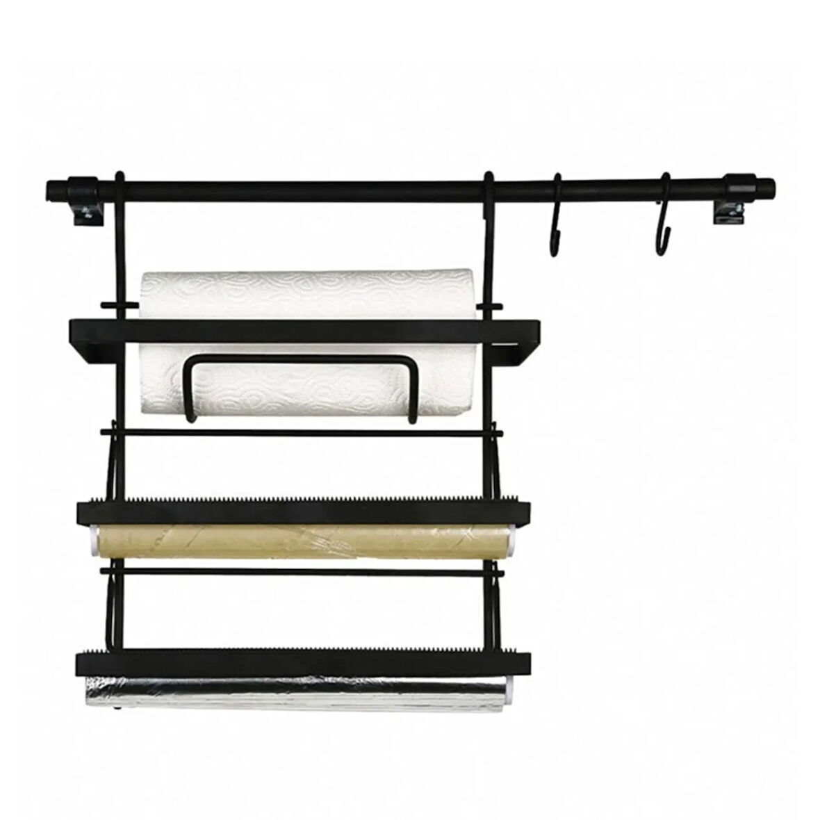 Çağdaş Folyoluk Üçlü Mat Siyah