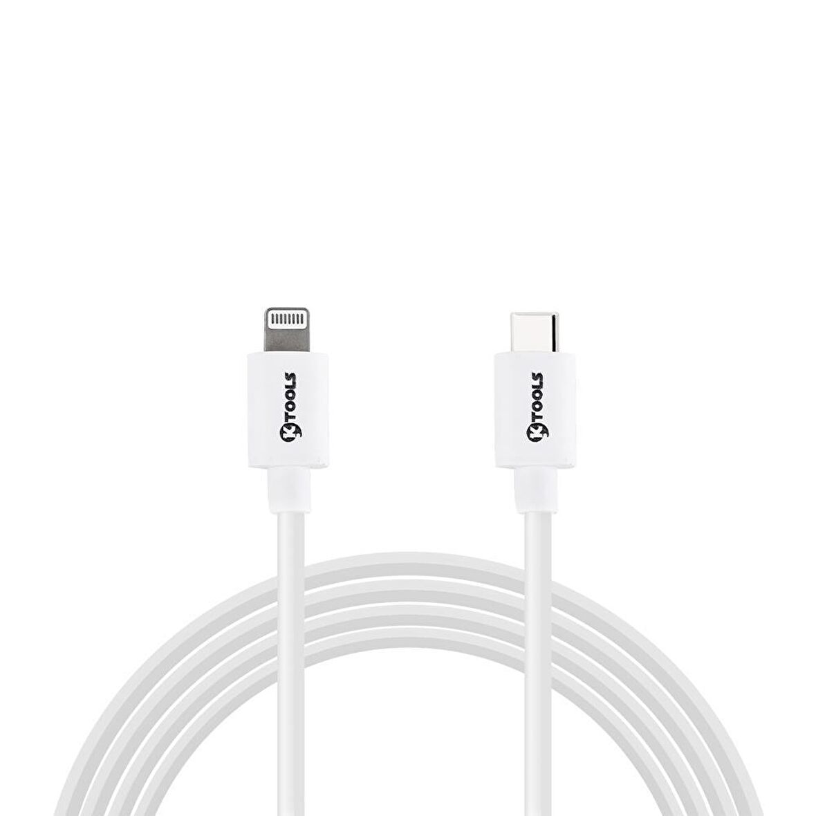 KTOOLS PD FAST USB-C LIGHTNING BEYAZ DATA KABLO