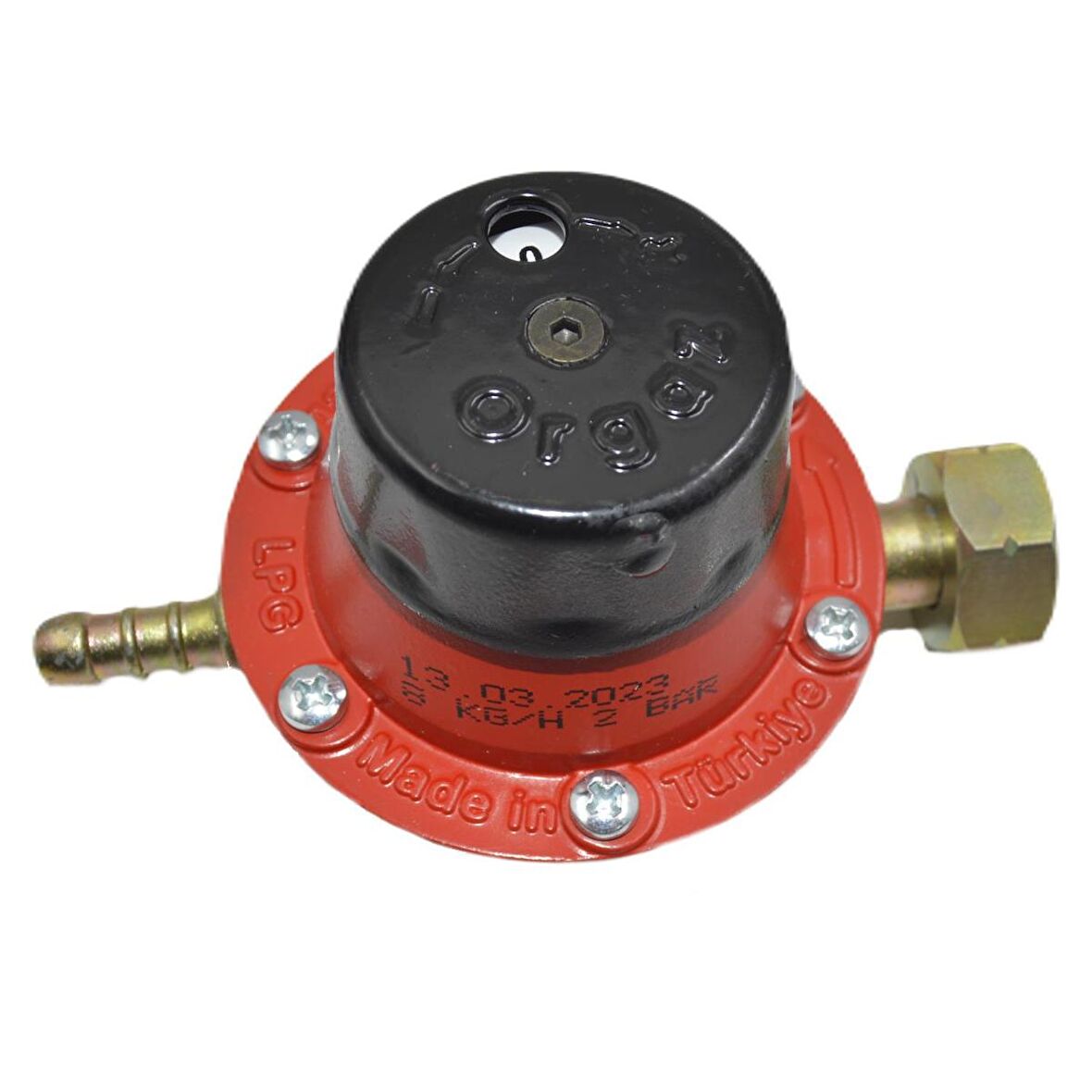 Orgaz Numaralı Sanayi Dedantörü ND 100 Yüksek Basınç Numaralı LPG Sanayi Reglatörü