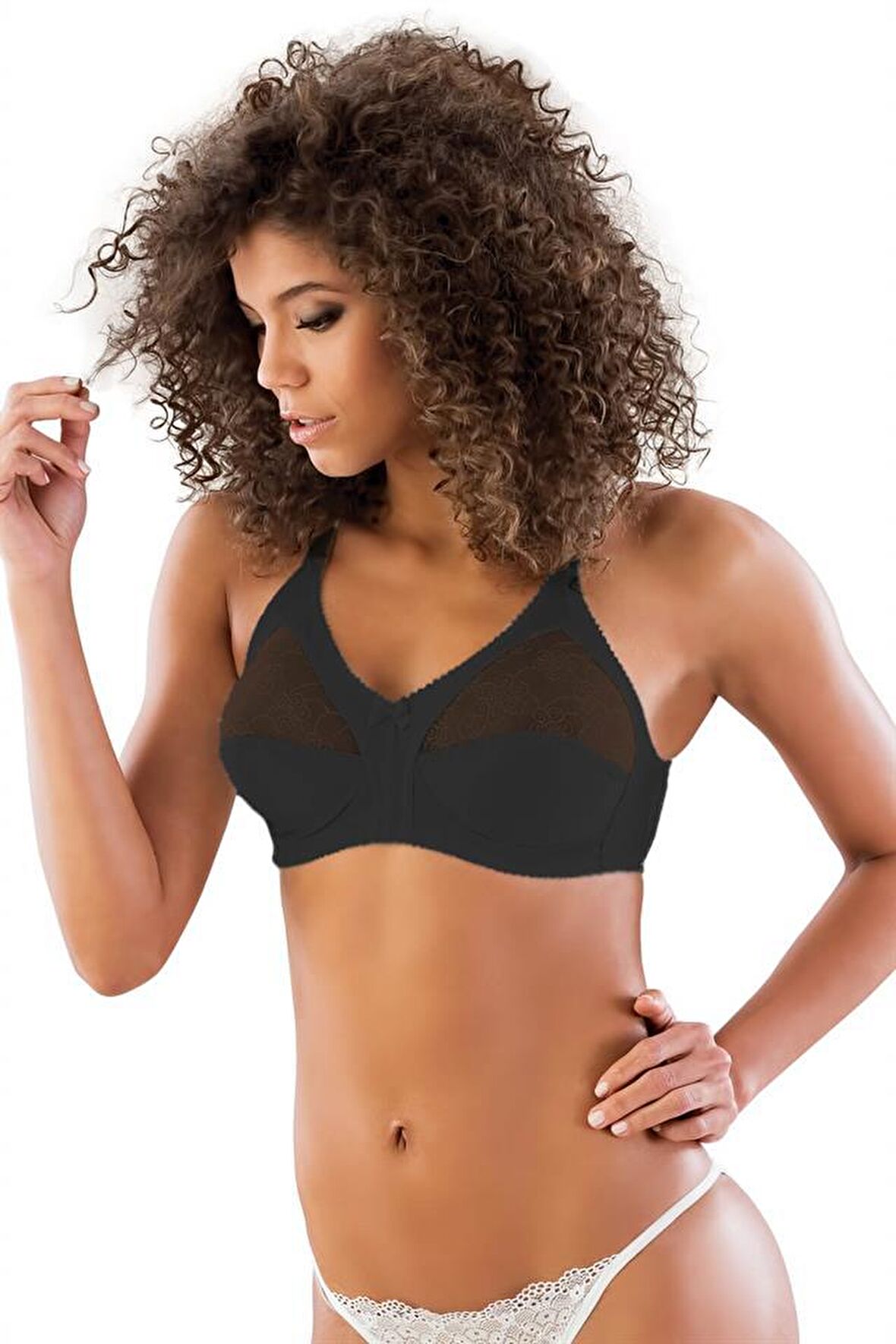 Siyah Emay 111 C Toparlayıcı Sütyen-95