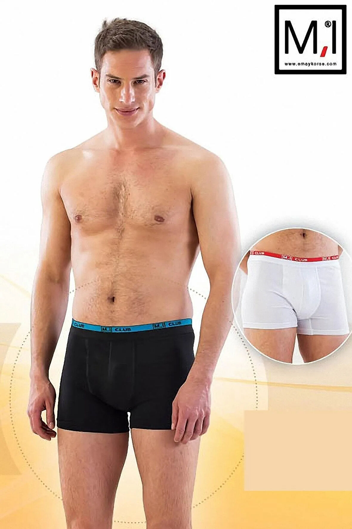 Siyah 6950 Erkek Boxer