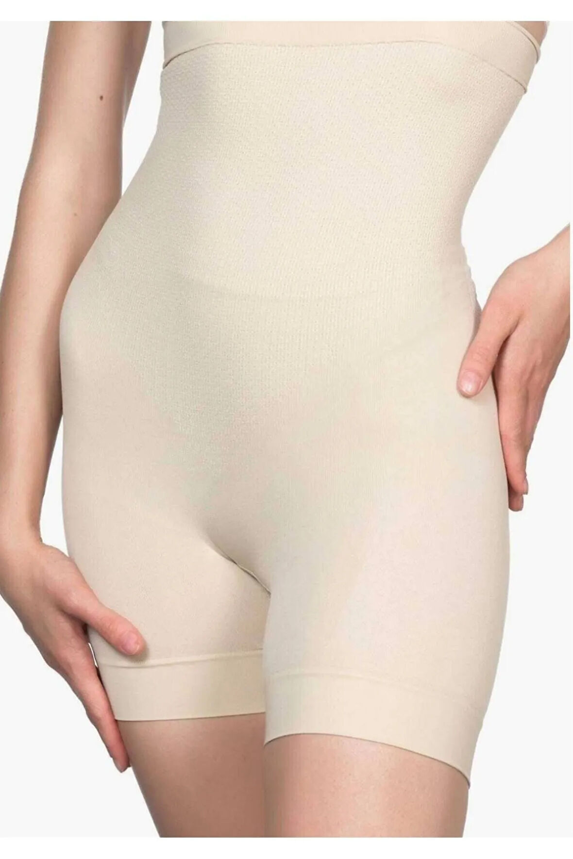 Kadın Ten Masaj Özellikli Paçalı Boxer Korse Yeni Sezon (1 Adet Ekonomik)