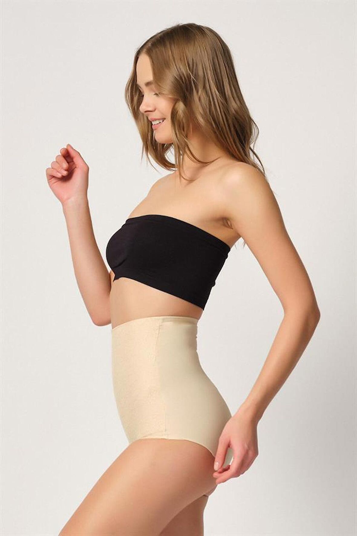 Ten 2842 Lazer Dantelli Slip Korse