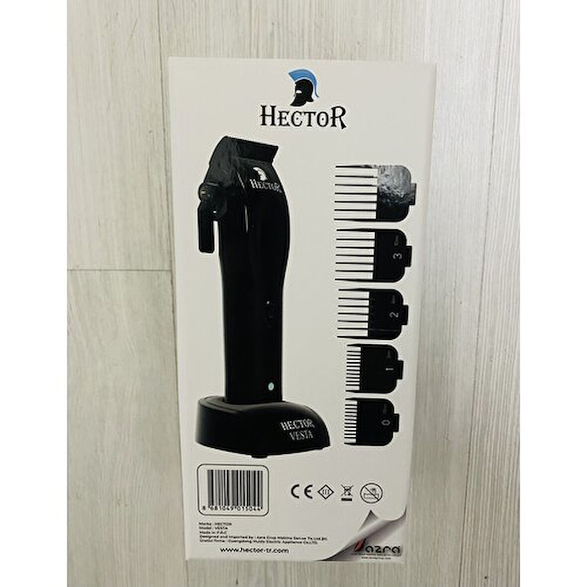 Hector Vesta Profesyonel Tıraş Makinesi Siyah
