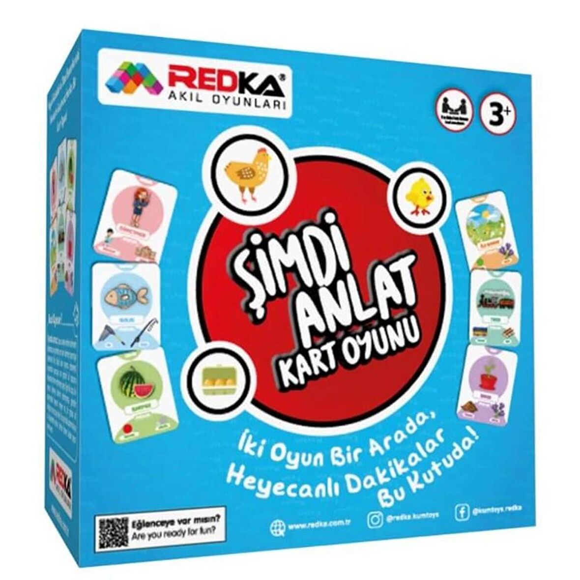 Redka Şimdi Anlat Rd5463 Akıl, Zeka ve Strateji Oyunu, Kutu Oyunu