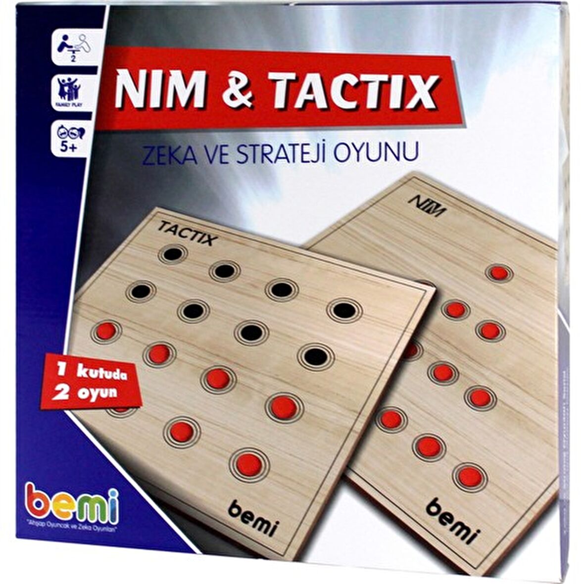 Bemi Nim &Tactix Ahşap Tabla Ve Boncuklar