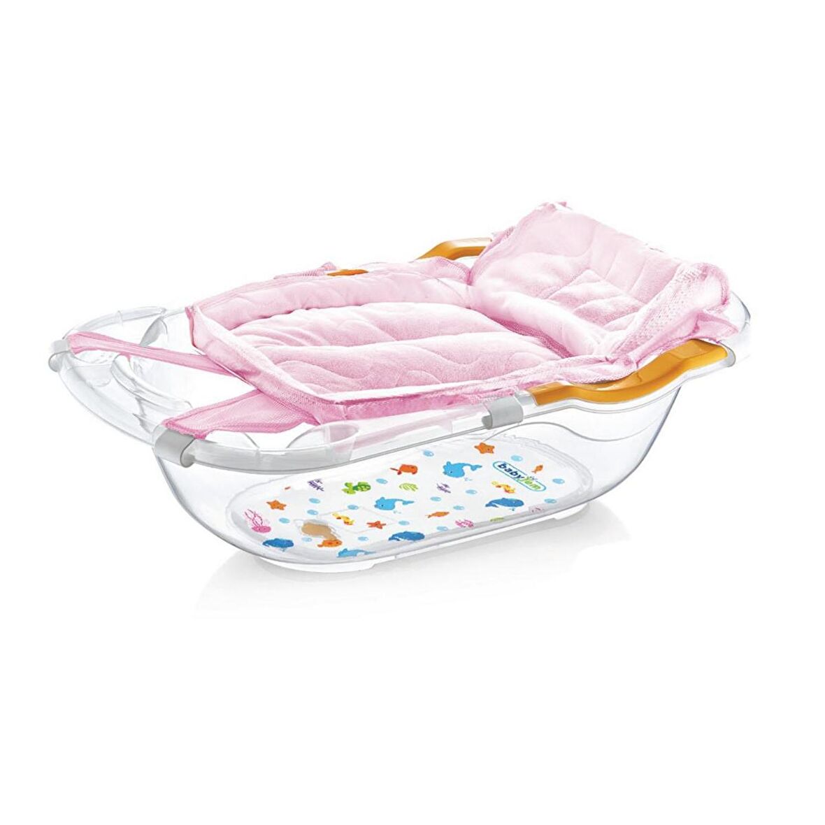 BabyJem Havlu Köpüklü Küvet Filesi 325 Pembe