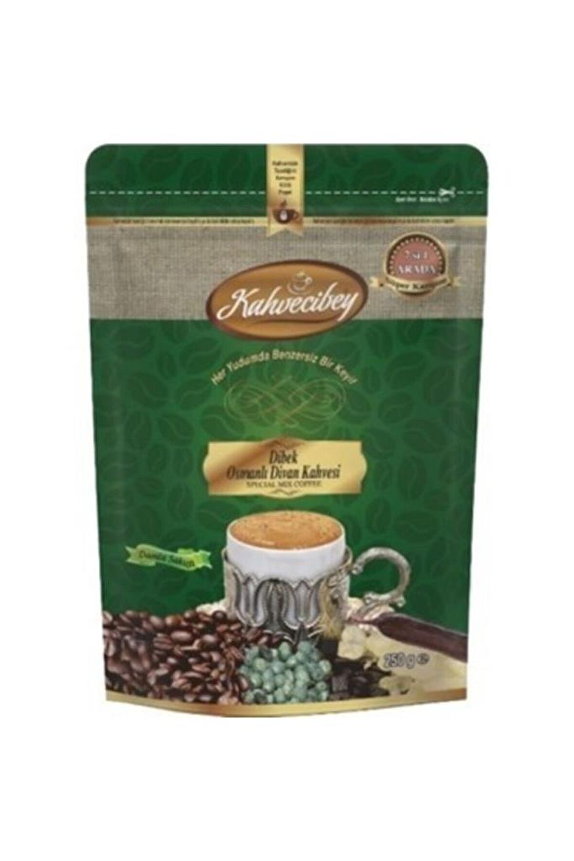Kahvecibey Yöresel Kahve Dibek Öğütülmüş Türk Kahvesi 200 gr 